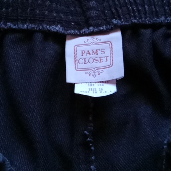 Pams Closet Black Denim Pants - Picture 5 of 8